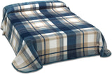 MANTAS MORA Koc z nadrukiem, duża objętość, 100% poliester, 450 G/M², miękki, na jesień/zimę, Design Harmony K60, 260 X 240 cm, do łóżek 160/180 cm, niebieski Kołdry i kołdry Naty Shop Blue 260X240Cm - Cama De 160/180Cm