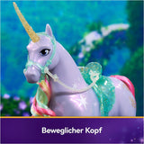 Wildstar Unicorn od Unicorn Academy - oryginalny jednorożec Sophia o wysokości 28 cm z serii Netflix z prawdziwą grzywą i ogonem, zdejmowaną uzdą, siodłem i szczotką, dla dzieci w wieku od 4 lat