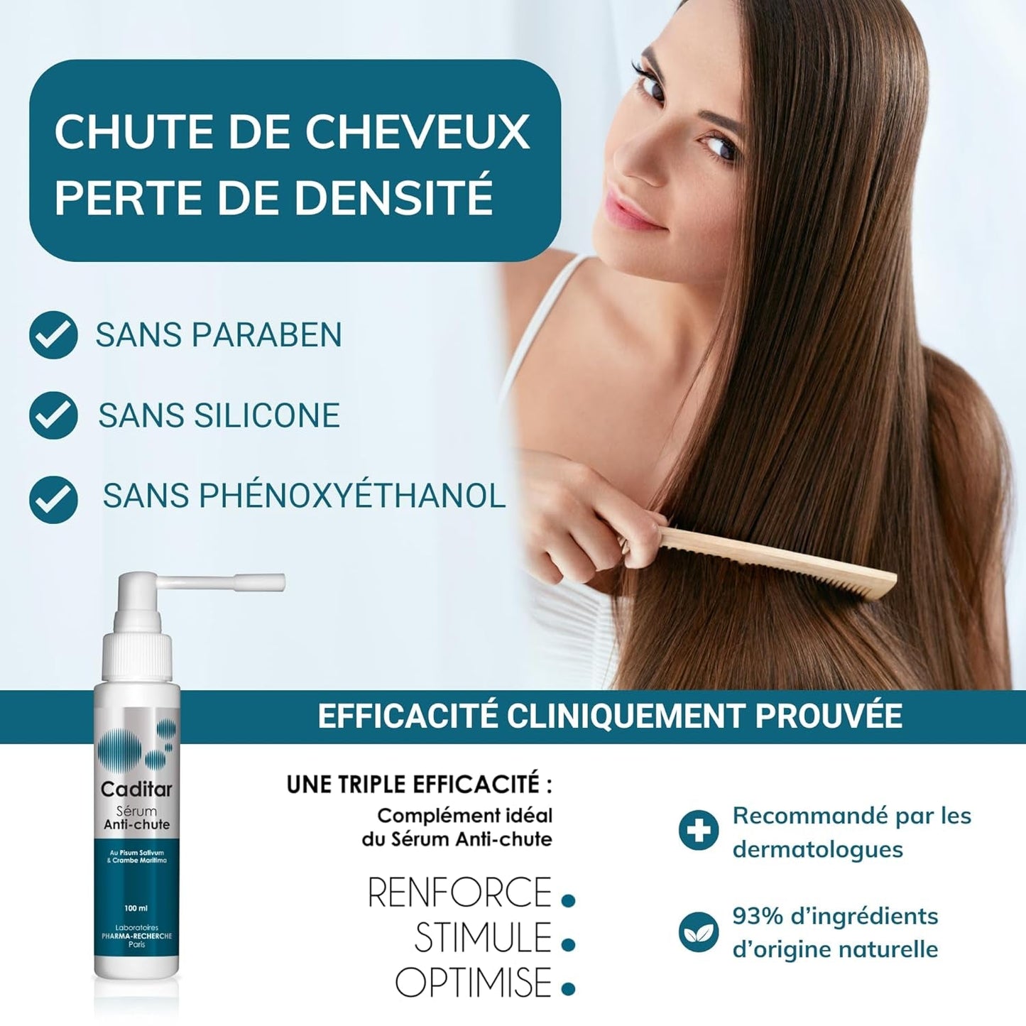 Caditar Serum przeciw wypadaniu włosów, 100 ml Pielęgnacja włosów Naty Shop