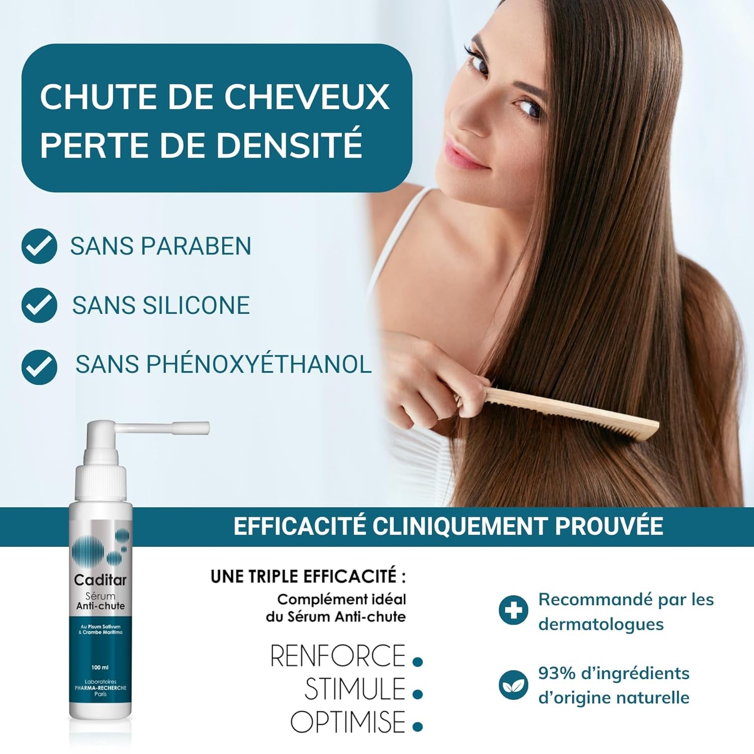 Caditar Serum przeciw wypadaniu włosów, 100 ml Pielęgnacja włosów Naty Shop