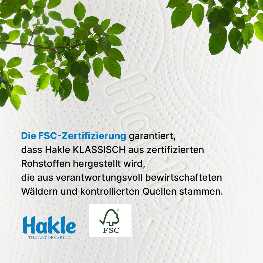 Papier toaletowy Hakle Traumweich - 16 rolek, delikatne oczyszczanie dla dobrego samopoczucia (2 szt.)