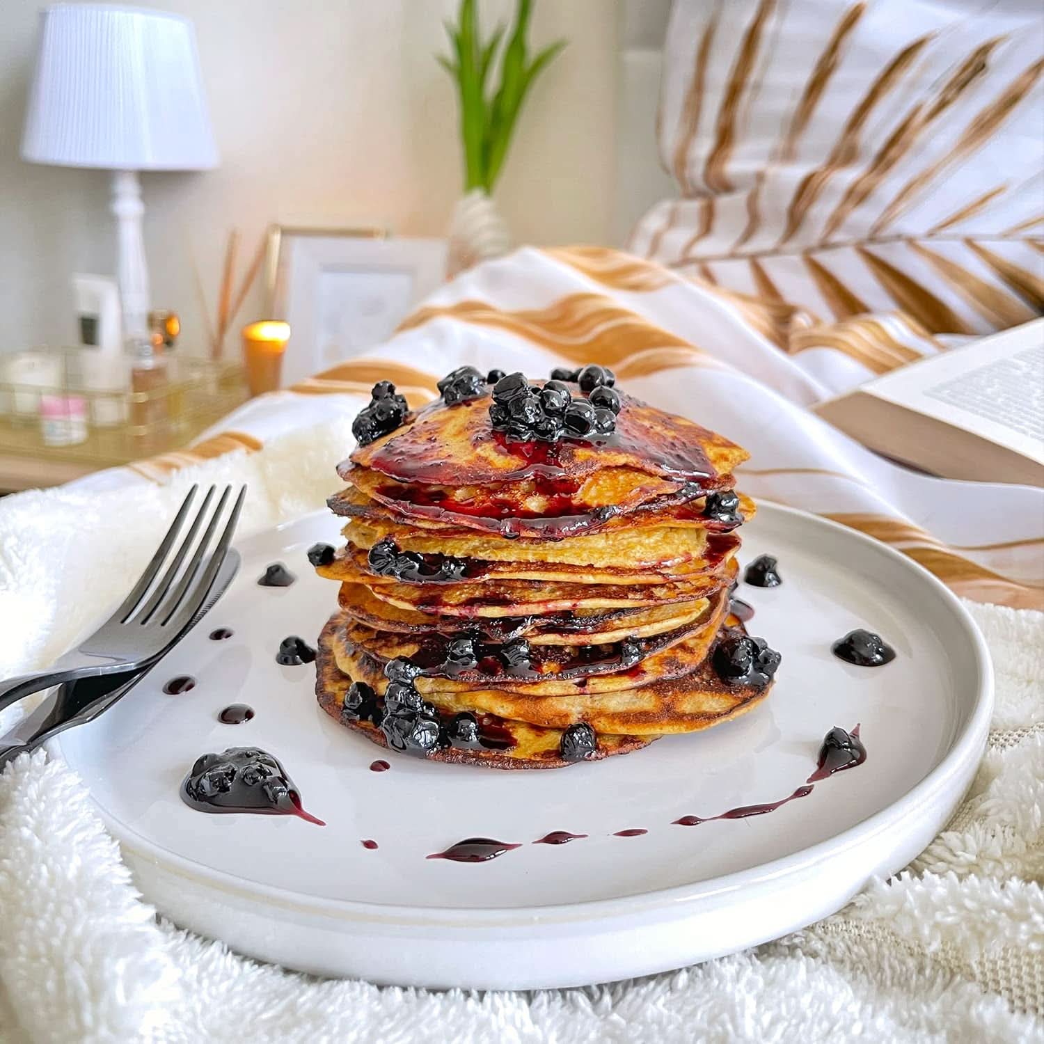 Bett'R Pancake Mix, organiczna, wegańska i bezglutenowa mieszanka do pieczenia, 6 x 400 gramów Kitchen Naty Shop