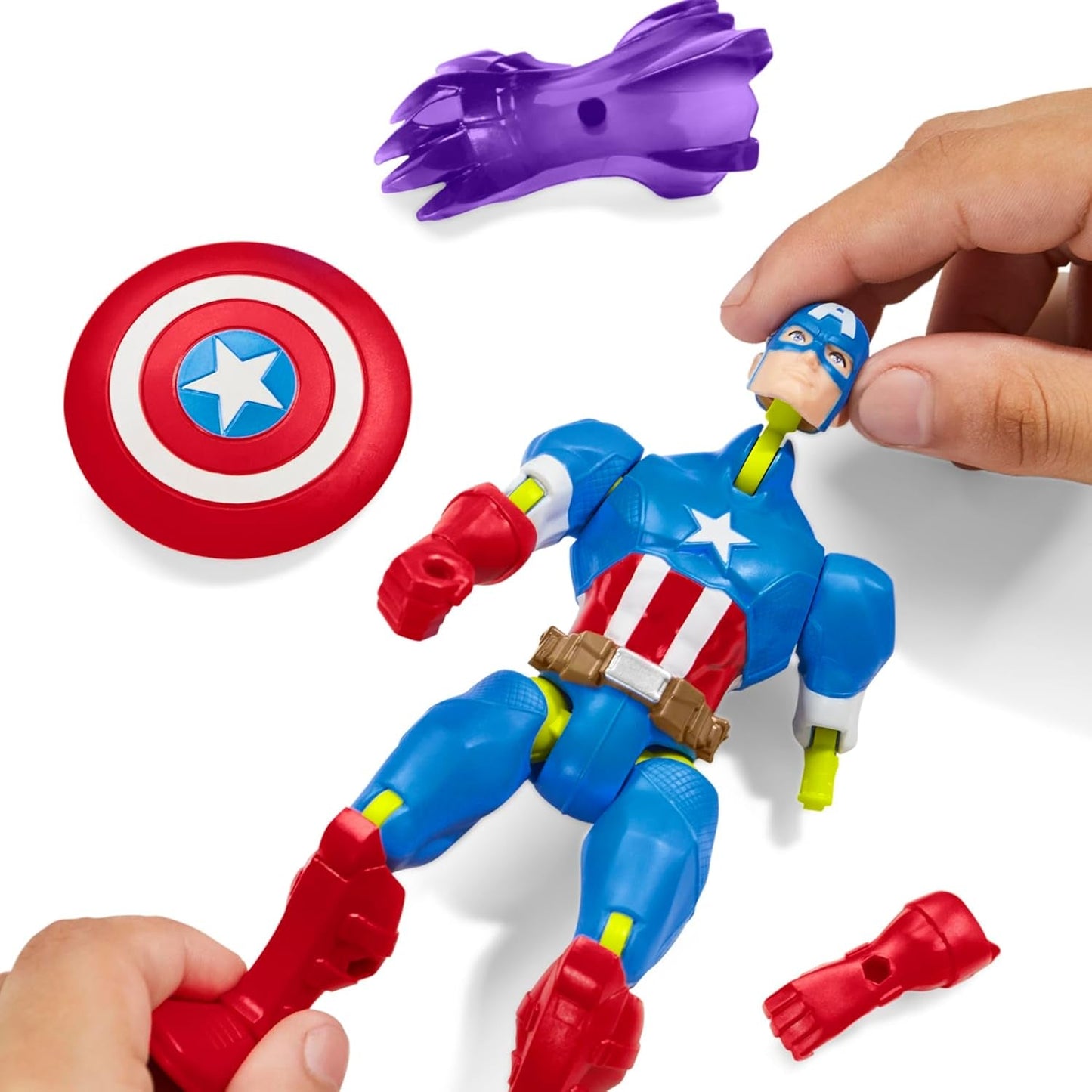 Mixmashers Marvel Captain America Avengers Mix-And-Match Figurka i akcesoria Figurki Naty Shop