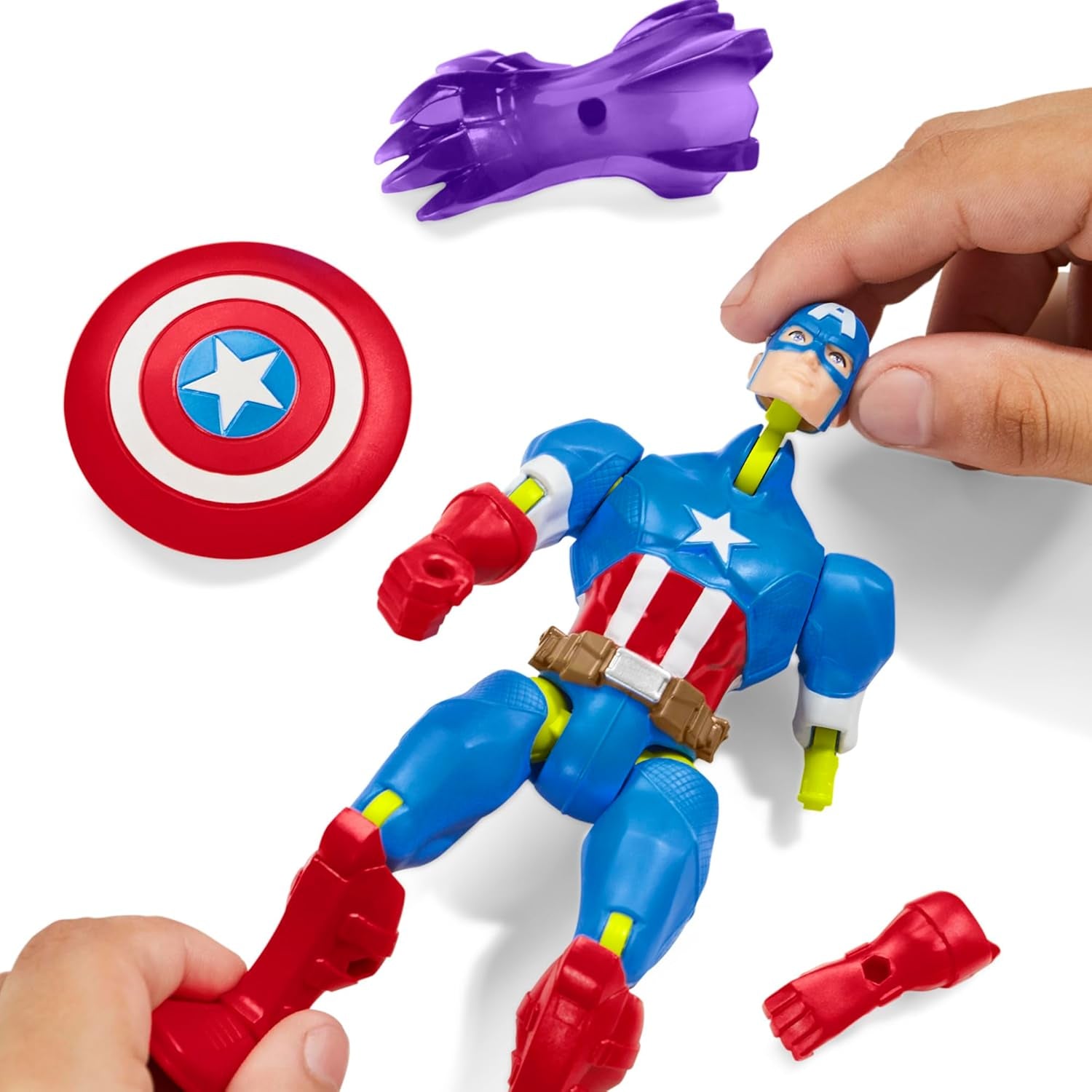 Mixmashers Marvel Captain America Avengers Mix-And-Match Figurka i akcesoria Figurki Naty Shop