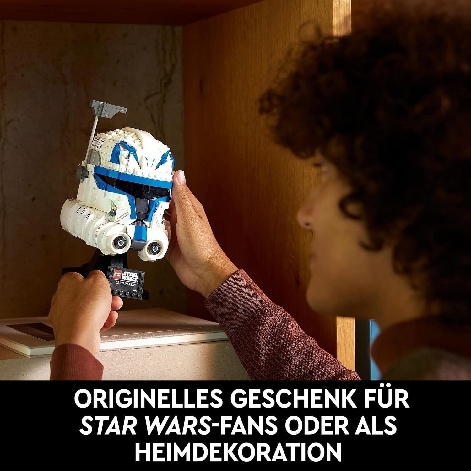 LEGO 75349 Star Wars Zestaw hełmu Kapitana Rexa Clone Wars Model kolekcjonerski Seria 2023 Pamiątka i pomysł na prezent Zestawy do budowania Kup w sklepie LEGO
