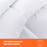 Silentnight so Snug 534222GE Pocieszyciel do łóżka king size, 15 tog, ciepły, przytulny, gruby, hipoalergiczny, można prać w pralce, biały, kołdry i kołdry na łóżko king size Naty Shop