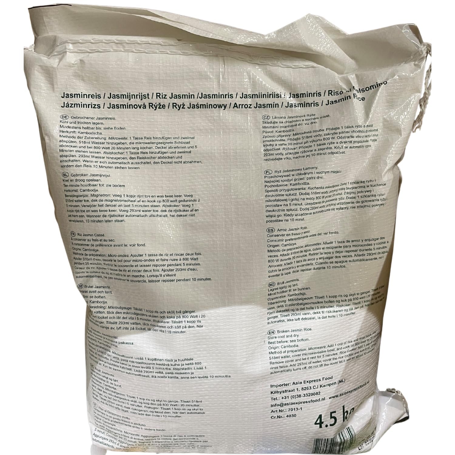 Royal Orient - Ryż z jaśminem - (1 x 4,5 kg)