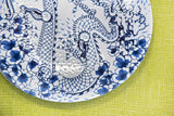 Zestaw zastawy stołowej Excelsa Zen, 18 elementów, ceramiczny, biały i niebieski