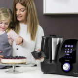Cecotec Mambo 6090 Multifunktions-Küchenmaschine, 1700 W, 23 Funktionen, Krug Mit Fassungsvermögen 3,3 L, 3 Teller Gleichzeit, 10 Geschwindigkeitsstufen, Timer Roboty kuchenne i miksery Naty Shop