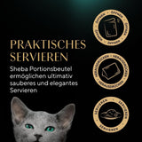 Sheba mokra karma dla kociąt, w różnych saszetkach, z łososiem (MSC) i kurczakiem w sosie, opakowanie zbiorcze 40x85g