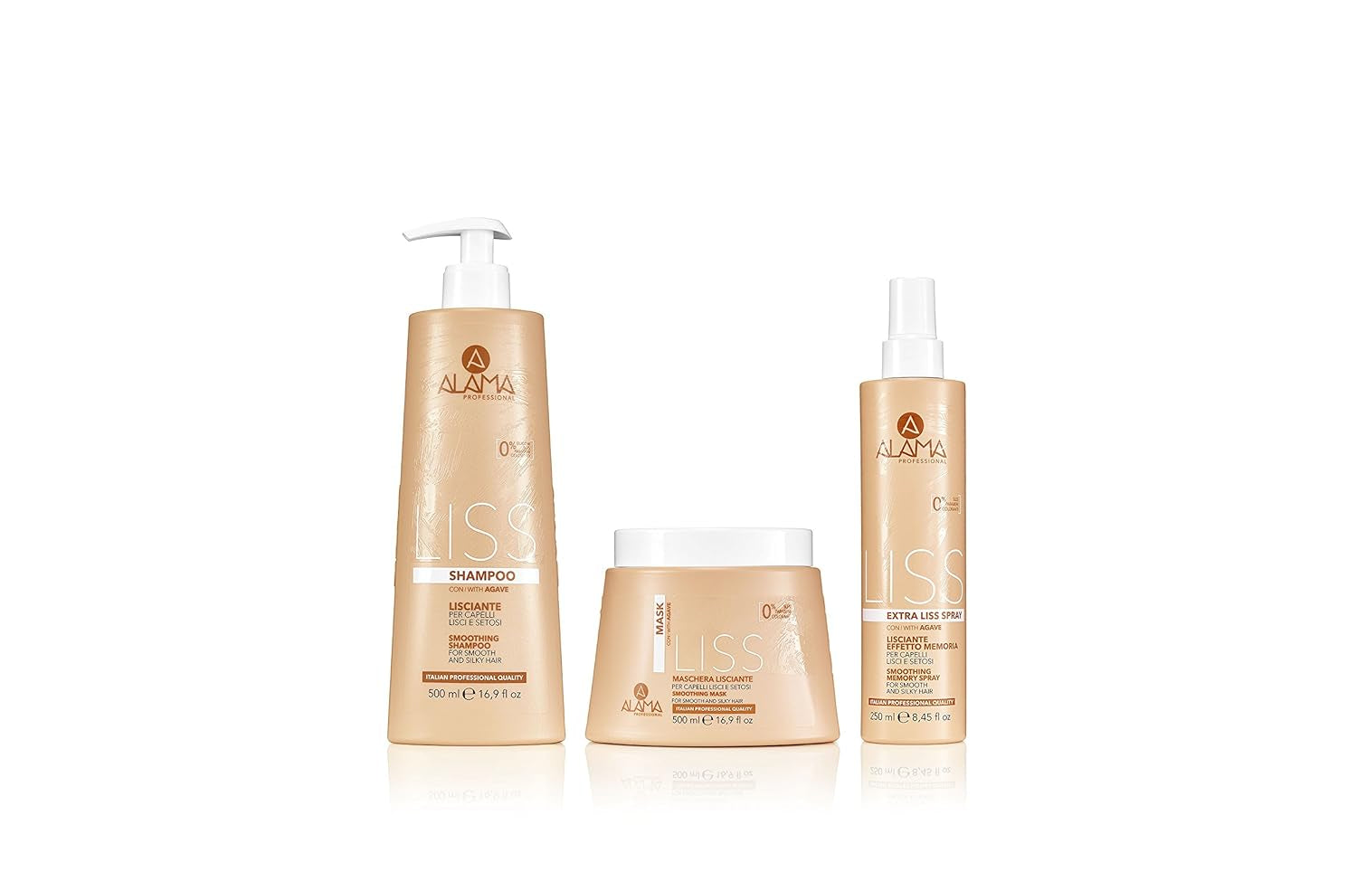 Alama Professional Alama Liss - Spray Lisciante Extra Liss Effetto Memoria Per Capelli Lisci, 250ml Produkty ułatwiające rozczesywanie włosów Naty Shop