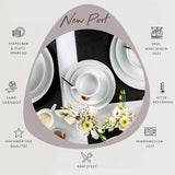Zestaw filiżanek do kawy Sänger New Port, 12 filiżanek dla 6 osób, Białe porcelanowe filiżanki i spodki, 150 ml | KOLEKCJA PREMIUM