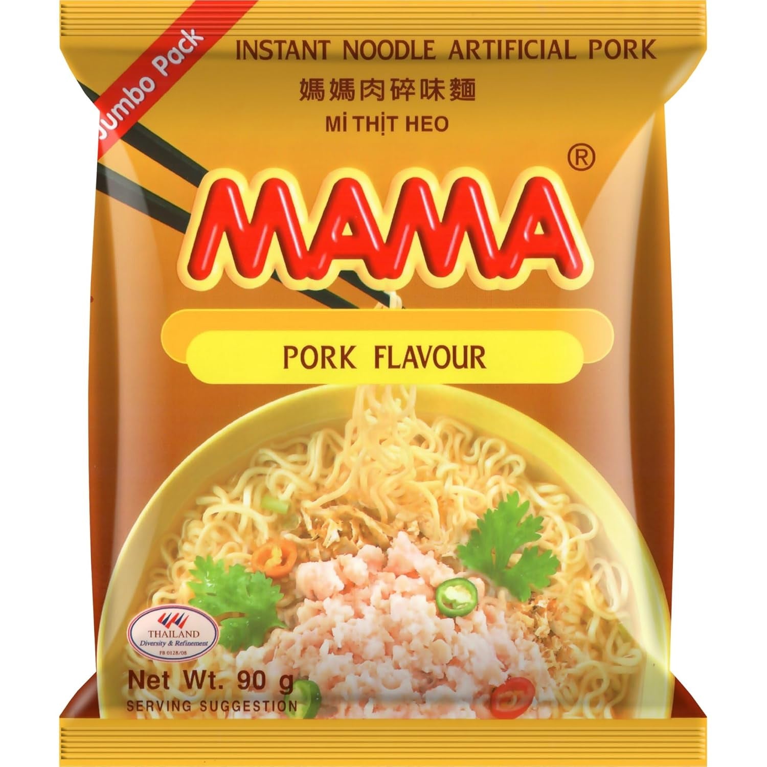 MAMA - Makaron Instant z Kurczakiem - Opakowanie zbiorcze (30 X 55 GR)