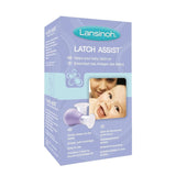 Lansinoh Latch Assist Everter do sutków z etui dla matek karmiących piersią, umożliwia tymczasową korektę płaskich lub wklęsłych sutków, 2 stożki w rozmiarze w opakowaniu i higieniczne etui do przenoszenia Akcesoria do karmienia piersią Bebe Naty Shop Latch Assist