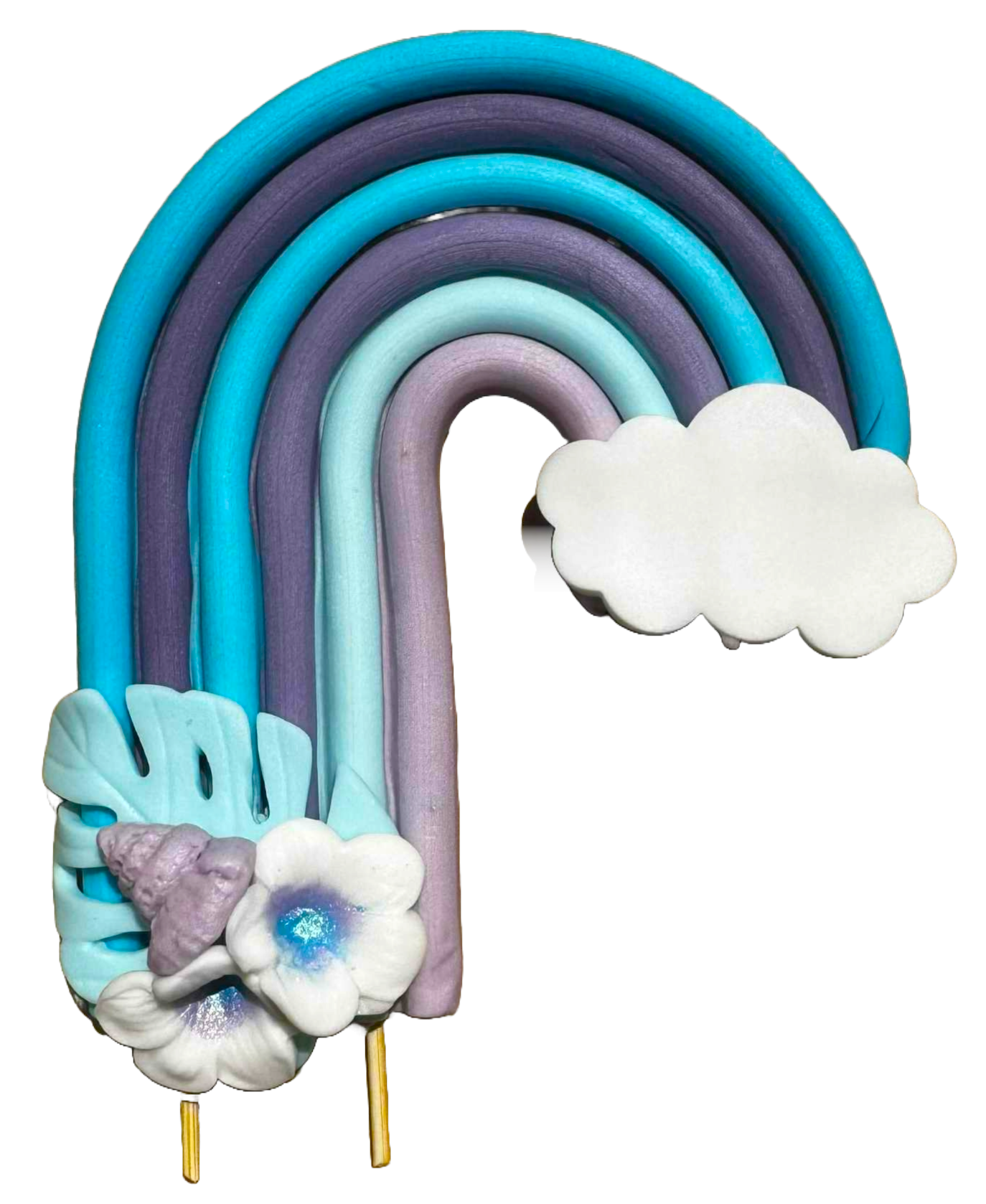Dekoracja jadalna, Tęczowe Dekoracje ze sklepu Sugar Paste Nati