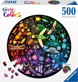 Ravensburger - Puzzle dla dorosłych - Okrągłe puzzle zawierające 500 elementów - Odpowiednie od 12 lat - Owady (koło kolorów) - Puzzle wyprodukowane w Europie - 12000820 Puzzle Naty Shop