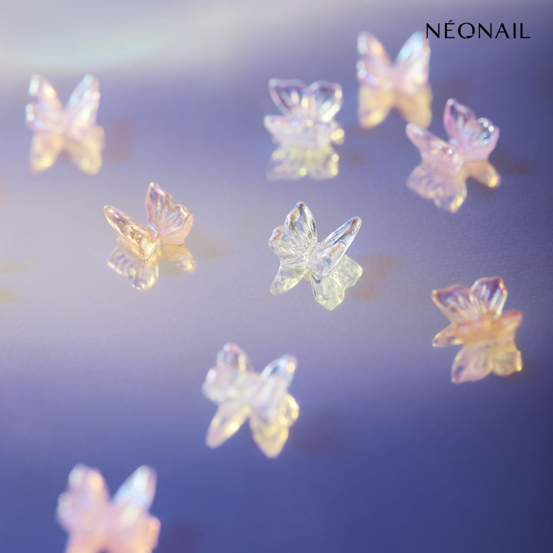 NÉONAIL Nageldekoration 3D Nail Art Schmetterlinge - Nail Charms - Nägel Selber Machen - Nails - Nageldesign Akcesoria - Nailart - Nail Art Zubehör - Nagel Deko - Nagelschmuck - Mehrfarbig
