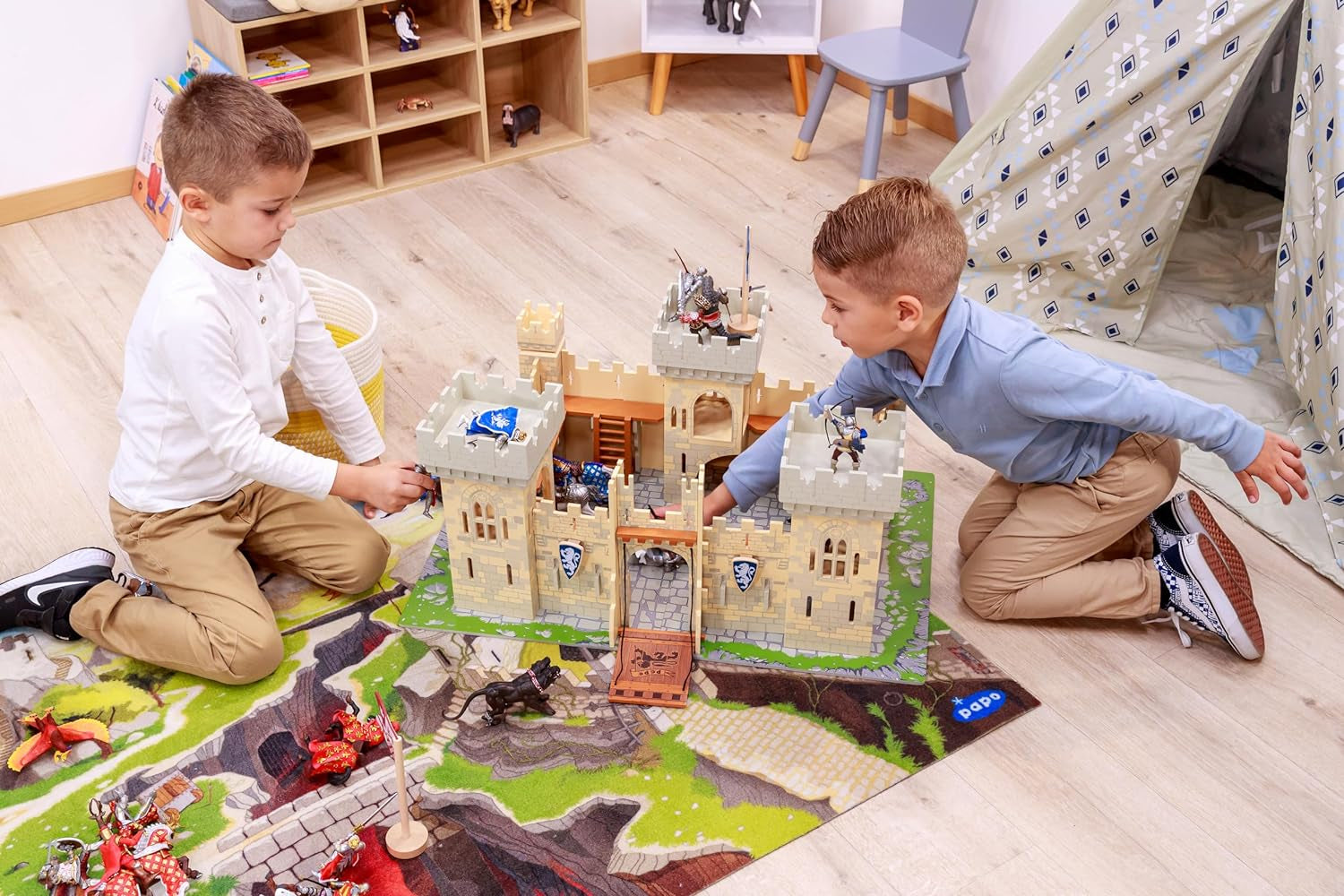 Papo - 36025 - Lodowy Golem - Średniowieczne i fantasy - Dla dzieci - Odpowiedni dla chłopców i dziewcząt - Od 3 lat Figurki Naty Shop
