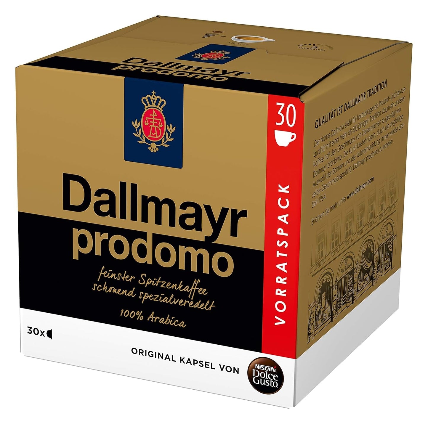 Dallmayr Prodomo, XXL-Vorratsbox i Espresso, XXL-Vorratsbox