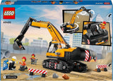 LEGO City Koparka gąsienicowa, zabawkowa koparka dla dzieci od 8 lat, zabawka konstrukcyjna z modelem koparki, ciężarówka do zbudowania z akcesoriami i 3 minifigurkami 60420 Zestawy konstrukcyjne Besuche den LEGO-Store