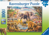 Puzzle dla dzieci Ravensburger - Afrykańska Sawanna - 100-elementowe puzzle dla dzieci w wieku 6 lat i starszych Puzzle Naty Shop Domyślny tytuł