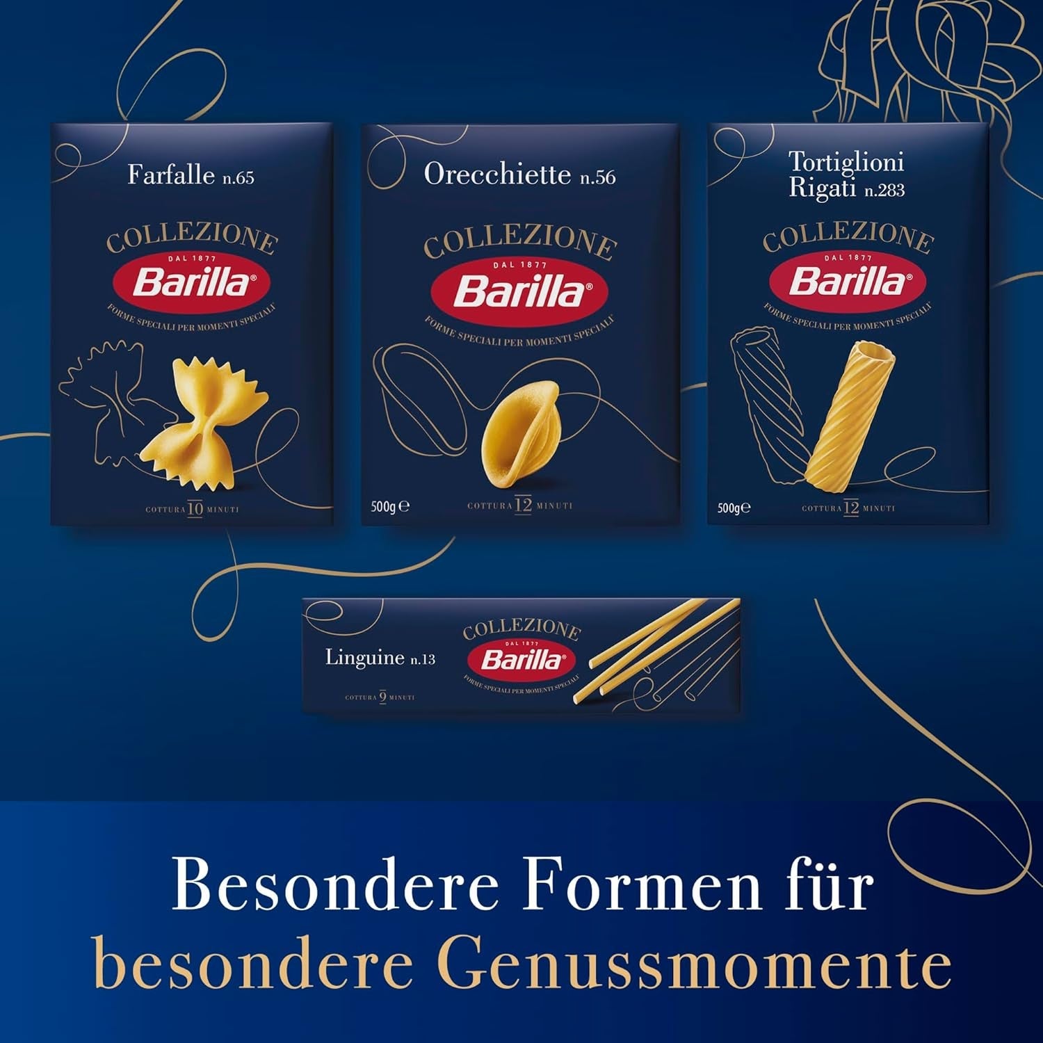 Barilla Collezione Lasagne Makaron z pszenicy durum, zawsze al dente, 500g
