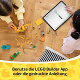 LEGO Animal Crossing Przyczepa i ogród Gerda do odgrywania ról Zestaw samochodzik dla dzieci w wieku 7 lat dla dziewcząt i chłopców Prezent Gra wideo Zabawka z figurkami zwierząt 77054 Zestawy do budowania Besuche den LEGO-Store