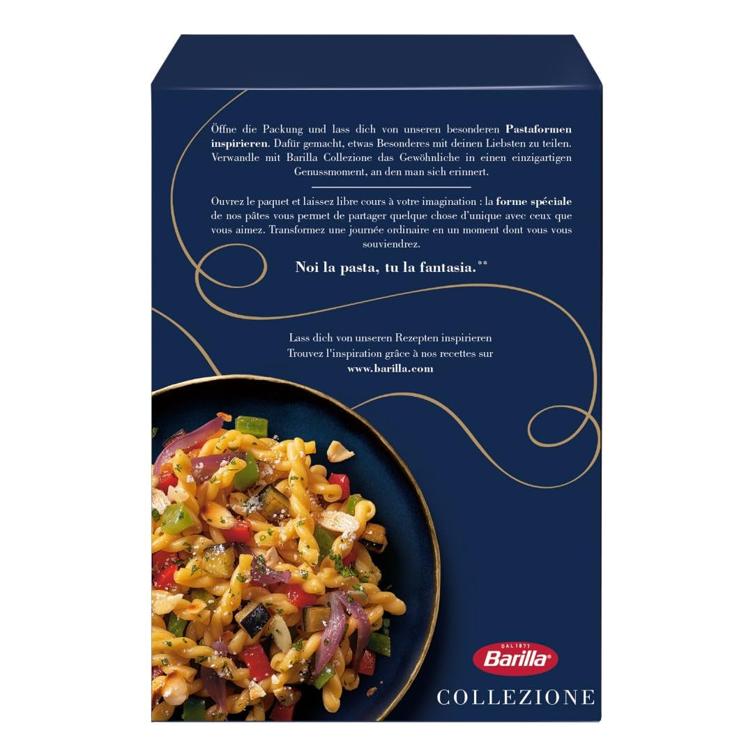 Makaron Barilla Collezione Fusilli Krótkie kawałki, (1 x 500 g)