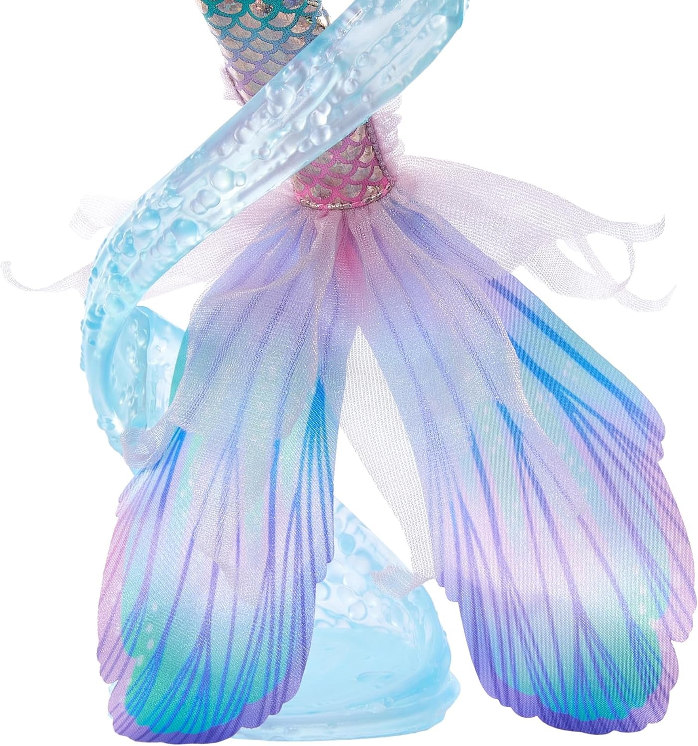 Mattel Disney Ariel Mała Syrenka – lalka syrenka Deluxe z koralikami do włosów i stojakiem dla lalek do kreatywnej zabawy i pokazu, dla dzieci w wieku od 3 lat, HNF42