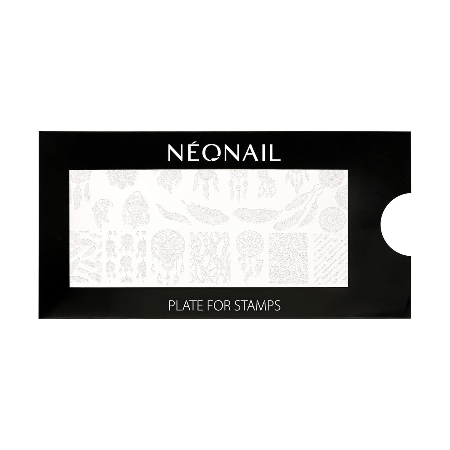 NÉONAIL Nagel Stempel Mit Schaber - Nägel Selber Machen - Stempel do zdobienia paznokci - Nageldesign Für Nagel Schablone - French Nails Stempel - Silikon Nagelstempel