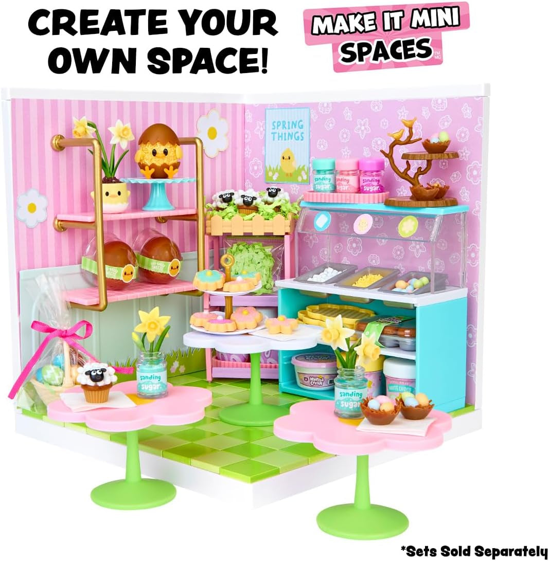Seria Miniverse Make It Mini Spring firmy MGA – sezonowe miniaturowe przedmioty kolekcjonerskie z żywicy do majsterkowania i ekspozycji z replikami, niejadalnymi składnikami – dla kolekcjonerów i dzieci w wieku od 8 lat