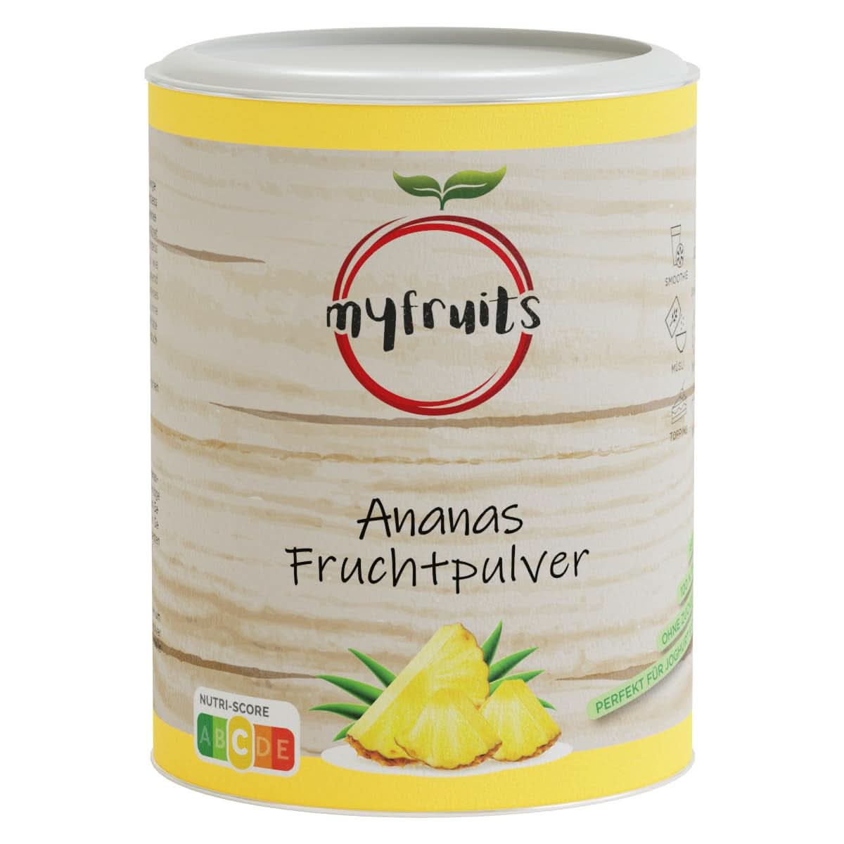 Myfruits proszek owocowo-ananasowy 500 gram Arome Naty Shop