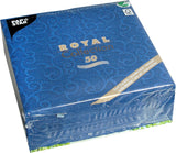 Papstar, 50 serwetek „ROYAL Collection” 1/4-krotnie 40 cm x 40 cm szampan „Casali”, #84877
