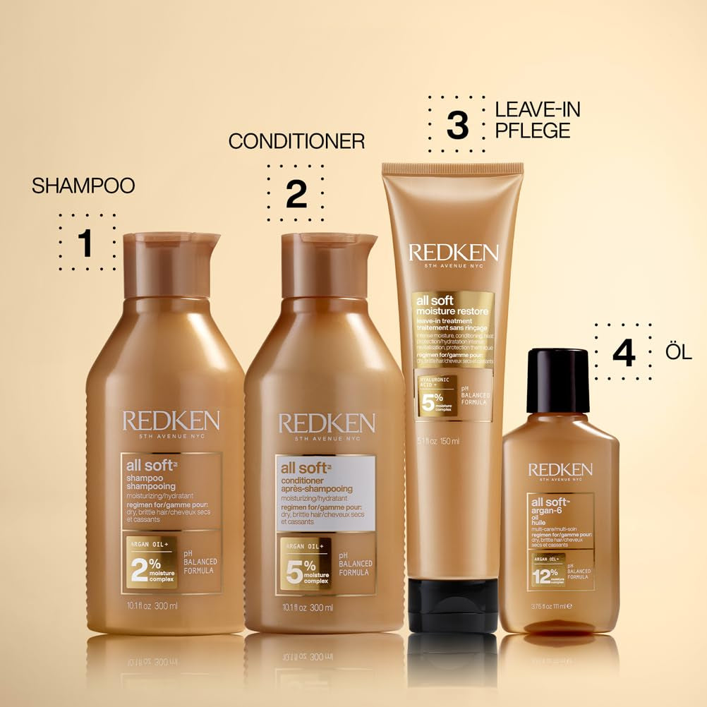 Redken, Szampon do włosów suchych i łamliwych, rewitalizuje i nawilża Redken Pod prysznic i do kąpieli