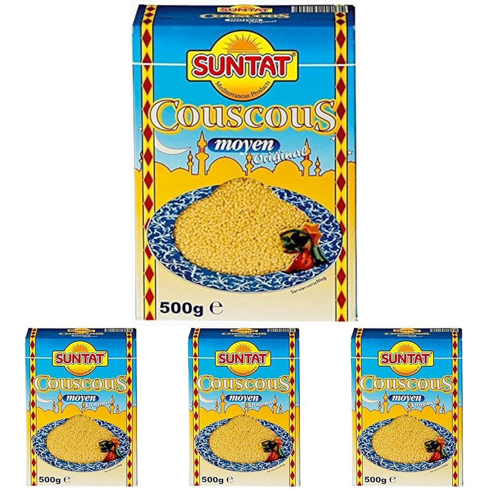 Kuskus Moyen Original, 0,5 kg (4 sztuki w opakowaniu)