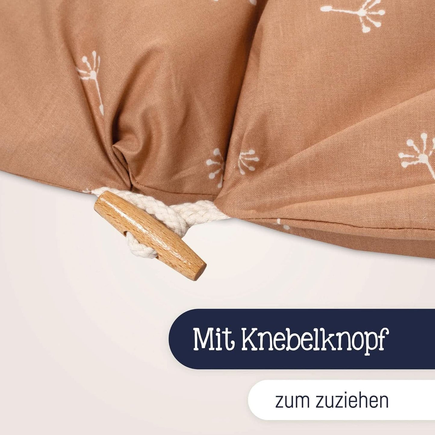 Julius Zöllner Organiczna poduszka do karmienia 190 cm, wypełnienie 42 litry Mikrokulki Eps, wyprodukowane w Niemczech Akcesoria Żywność i karmienie piersią Sklep Bebe Naty