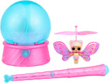 LOL niespodzianka! Magic Flyers Fairies Tots - Dziecko Kwiatów - Zawiera 1 lalkę i 1 magiczną różdżkę w opakowaniu w kształcie kwiatu, 2 sztuki do zebrania, Róża