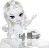 Rainbow High Shadow High Girl's Night Doll - Natasha Zima - 28 cm modna lalka w odcieniach szarości, białych włosów i srebrnego stroju z akcesoriami i grzebieniem - Dla kolekcjonerów i dzieci w wieku od 6 lat