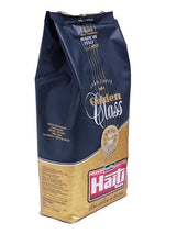 Caffè Haiti Roma Gran Caffè Złota Klasa kawa ziarnista w opakowaniach 1 kg. Włoska pieczeń rzemieślnicza i mieszanka wysokiej jakości.