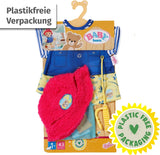 Kostium pluszowego wędkarza Baby Born z wędką dla lalek 43 cm i misia, 835982 Zapf Creation