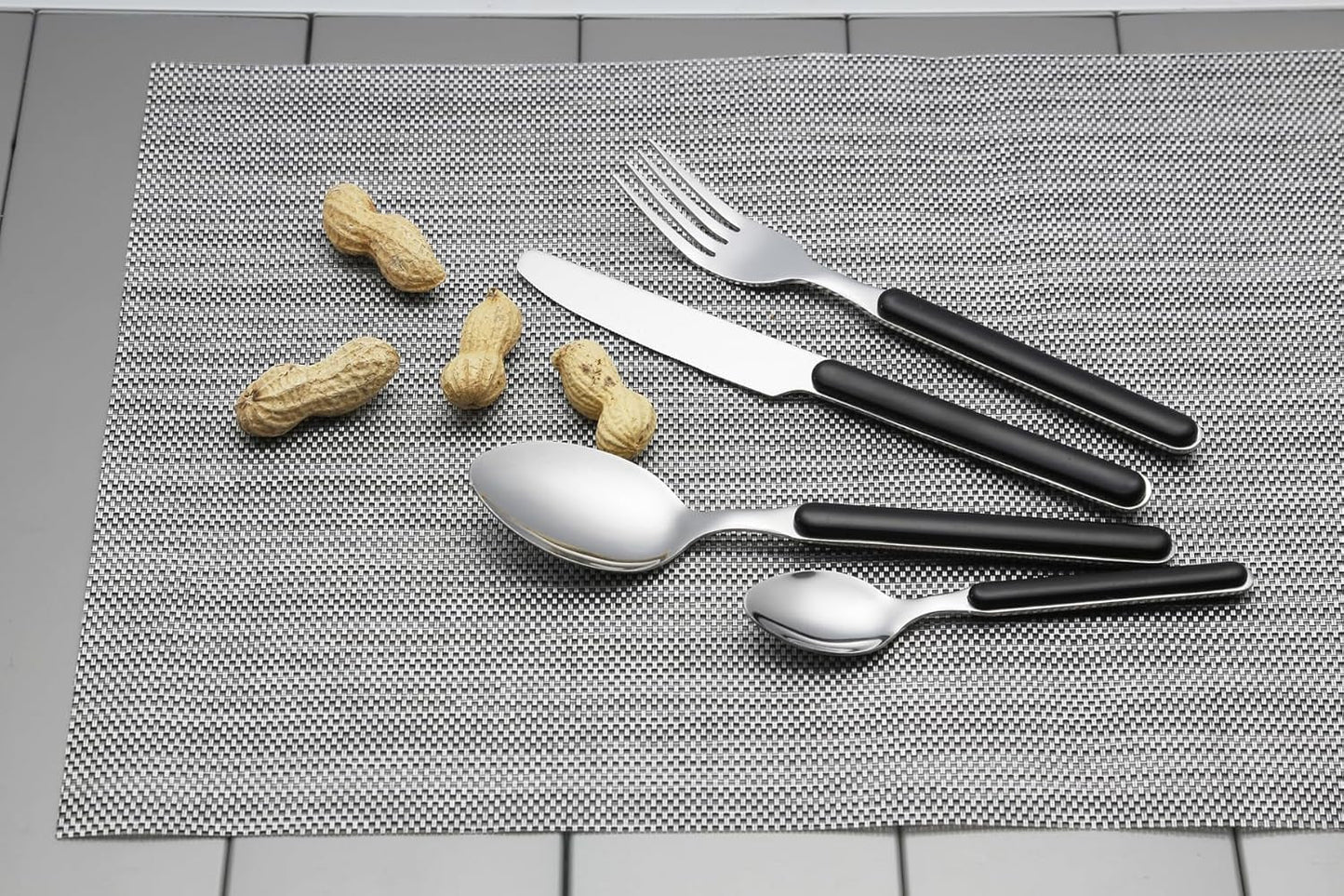 Zestaw Besteck Delice 16-Teilig Schwarz Kitchen Naty Shop