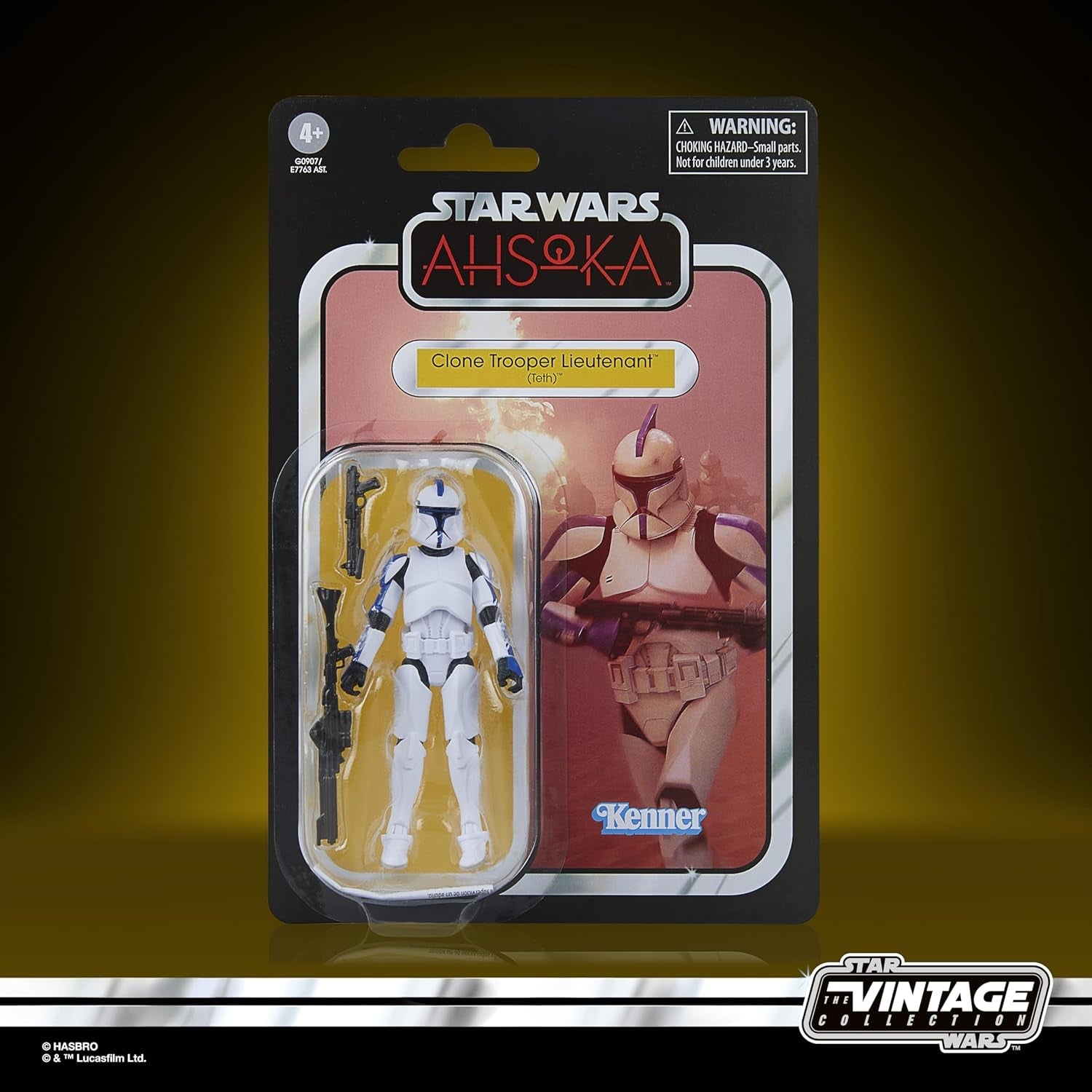 Kolekcja Star Wars: Clone Trooper Lieutenant (Teth), Star Wars: Ahsoka Figurka, 9,5 cm Figurki Naty Shop