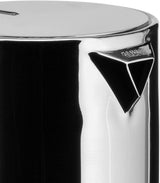 Alessi 9090/6 Espresso z 6 filiżankami na indukcję, stal nierdzewna, srebro, 15,5 x 13,5 x 27 cm