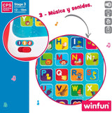 winfun ColorBaby 44256 Taca edukacyjna ze światłem i dźwiękiem. Zabawki dla dzieci Naty Shop