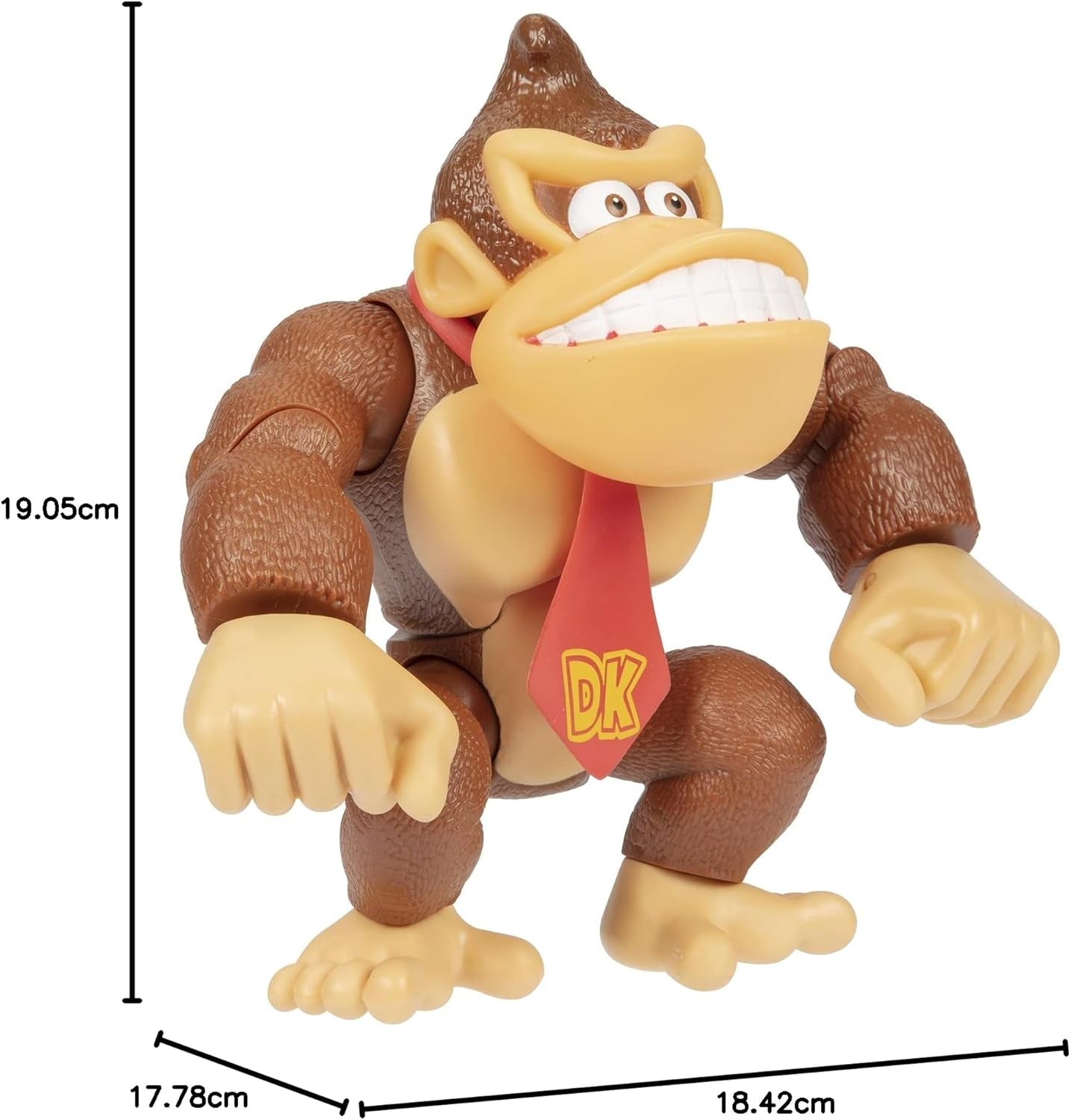 Nintendo SUPER MARIO 15 cm ruchoma figurka Donkey Kong figurki Naty Shop