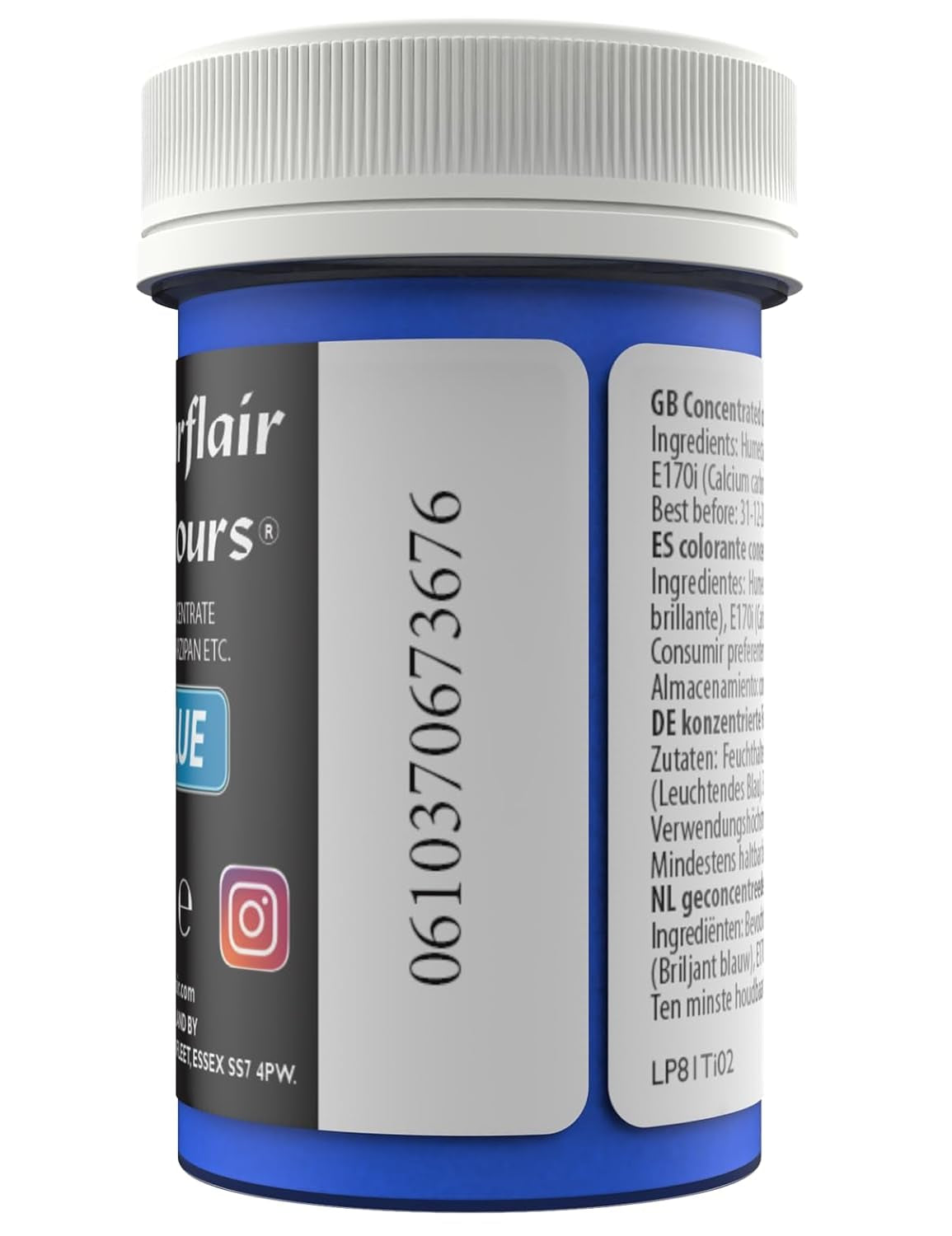 Barwnik spożywczy Sugarflair Paste Pastel Sky Blue, barwnik spożywczy do makaronów, kremówki i marcepanu, skoncentrowane barwniki Spectral - 25 g