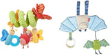 SIGIKID 42249 Aktywny spiralny motyl Baby Activity On Tour zabawka dla dziewczynki polecana od urodzenia wielokolorowy Zabawki Bebe Naty Sklep Pakiet z przyczepką 41013 Wielokolorowy