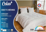 COLAS NORMAND Kołdra 200 x 200 cm, bawełna organiczna i wełna merynosowa, ciepła, można prać w pralce w 30°C. Kołdry i kołdry Naty Shop