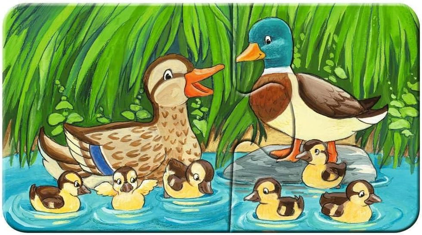 Puzzle Ravensburger dla dzieci - 05072 Rodziny zwierząt hodowlanych - Moje pierwsze puzzle 9X2 - Puzzle dla 2-latków Puzzle Naty Shop