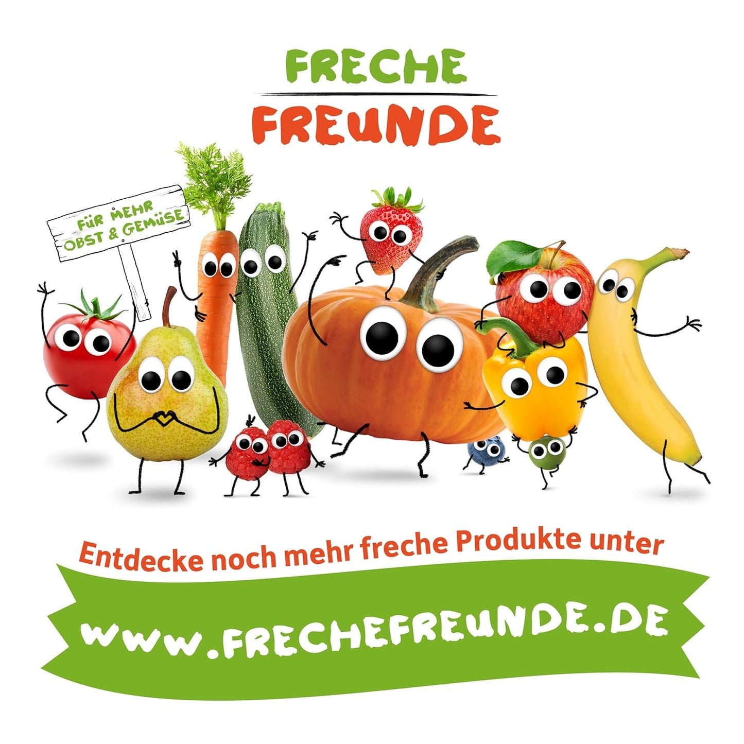 FRECHE FREUNDE Organiczne galaretki owocowe, lizaki jabłkowe, malinowe i ryżowe, słodka owocowa przekąska dla dzieci, bezglutenowe, wegańskie, opakowanie 20 szt. (20 x 30g)